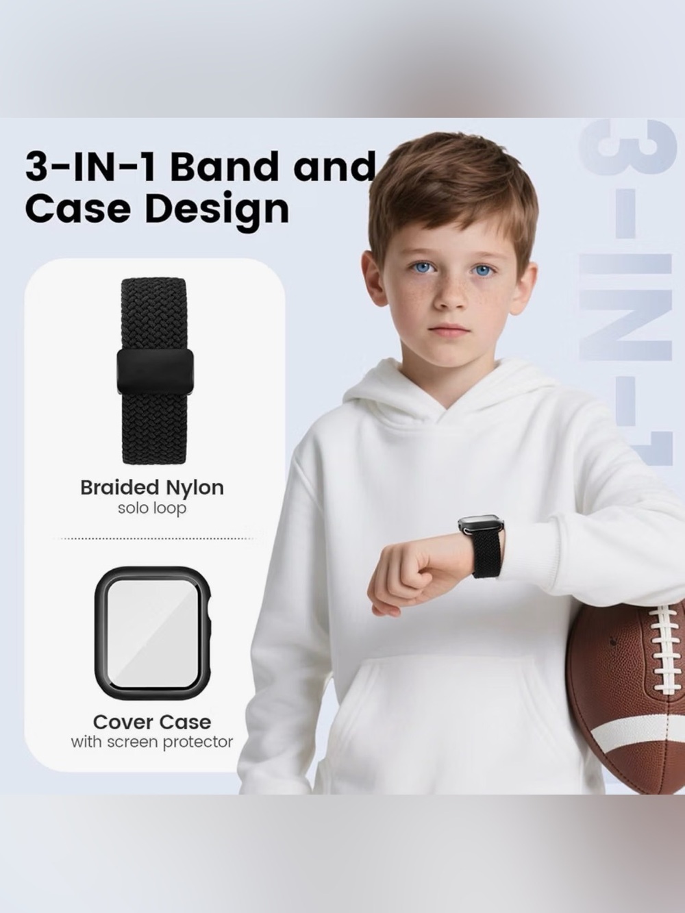Kids (Adult Small Wrist) Apple Watch Band and Cover